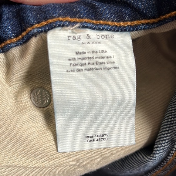 Rag & Bone Cambria Dre Low Rise Short Size 27 NWT - Picture 8 of 15